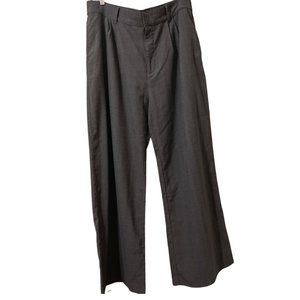 Abercrombie wide leg, gray trousers, size large